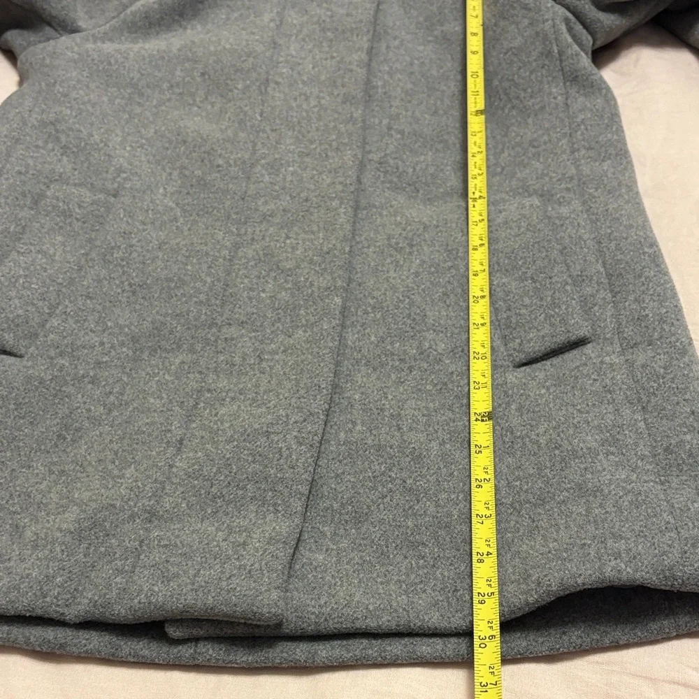 J. Crew Factory Gray Pea Coat - Picture 14 of 16